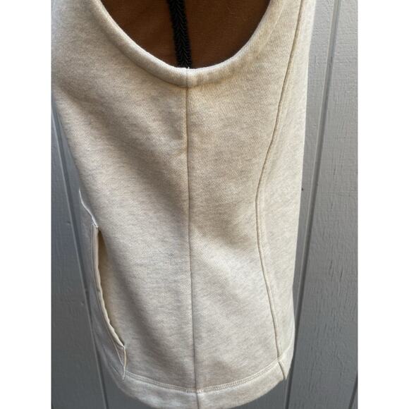 T By Talbots Vest Full Zip Mock Neck Fleece Lined Women's Size XS Ivory Cream - Picture 6 of 16